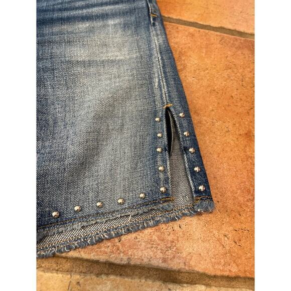 Citizens of Humanity premium Vintage LIYA high rise studded shorts size 27 - Picture 2 of 8
